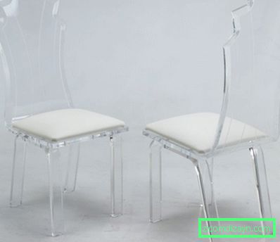 meubles-meubles-acrylique-chaises-chaises-avec-blanc-coussin-siège-et-haut-dossier-utilisant-transparent-design-simple-pour-salle-à-manger-décoration-idées-acrylique-salle à manger-chaises-meubles- acrylique-salle à manger-chai