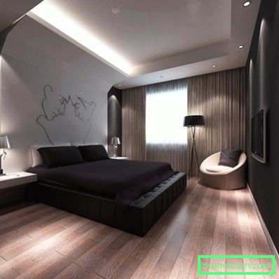 chambre-design-2013-superbe-moderne-chambre-design-idées-2013-intérieur-décoration-mobilier-avec-encastré-lumière-aussi-ingénierie-bois-plancher-et-debout-lampe chaise