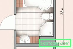 Design moderne de la salle de bain