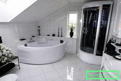 salle de bain blanche